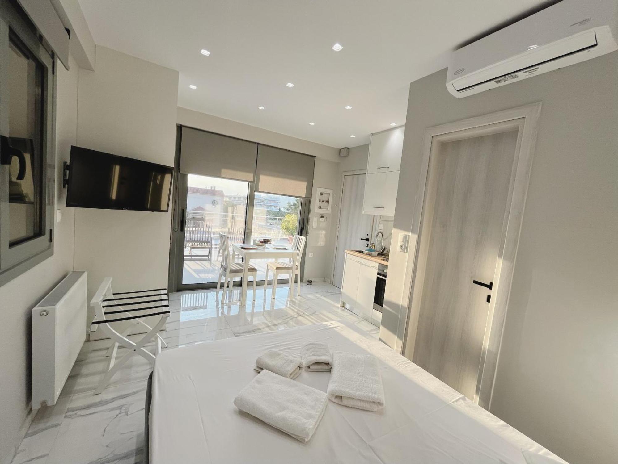 Blueline Apartment 2 Loutráki Dış mekan fotoğraf